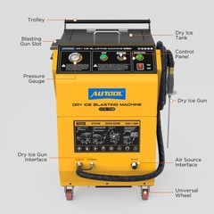 AUTOOL HTS708 Dry Ice Blasting Cleaning Machine Efficient Dry Ice Blaster Machin