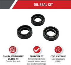 Simpson Genuine OEM Oil Seal Kit for DXPW3025 Pressure Washer – 7105741