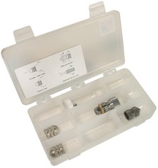 Aqua Mole 4pc Sewer Squad Deluxe Jetter Nozzle Kit 1/4″ NPT 3000 PSI 4.8 Orifice