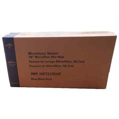 (2-Pack) 18″ x 5″ Micromax Select Microfiber Wet Mop, Blue -FREE SHIPPING