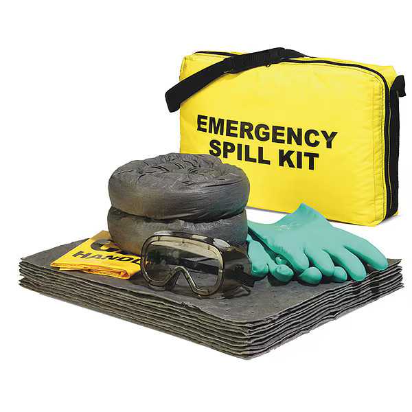 Spilltech Spill Kit/Station,Bag,,4.7 gal. SPKU-YBAG Spilltech SPKU-YBAG