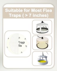 20 Pack Flea Trap Refill Glue Boards 7.1″ Sticky Pads for Flea Bed Bug Traps