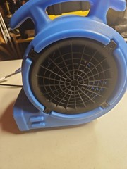 B-AIR 1/8 HP Air Mover Carpet Dryer Floor Blower Fan for Home Use in Blue
