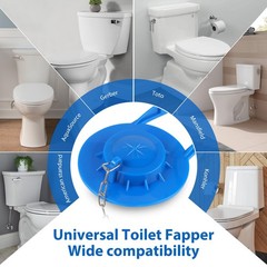 2 Inch Toilet Flapper Replacement Kit – Universal Stopper Blue