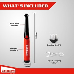 Goldblatt Cordless Electric Spin Scrubber Kit, Handheld Power Brush for…