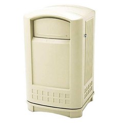 Rubbermaid Commercial Fg356300beig 19 Gal Rigid Liners, 14 In X 28 In, Beige