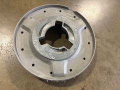 11″ PAD DRIVER FOR 12″ FLOOR MACHINES, CHIPPED RIM , 1D#12