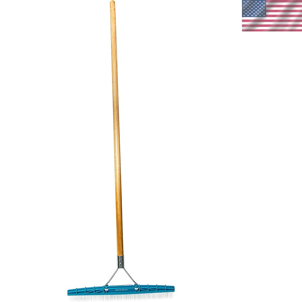 Efficient Carpet Rake with 18-Inch Wide Head – Perfect for Pet Hair Removal