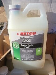 28 green earth push 2l drain maintainer, betco fastdraw and floor cleaner