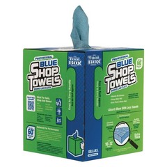Sellars 55202 1-Ply 10 x 12 TOOLBOX Shop Towels – Blue (4/Carton) New