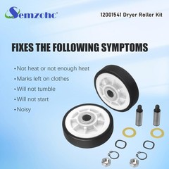 303373K 12001541 Dryer Drum Roller Kit Compatible with Cro-sley 2-3 inches