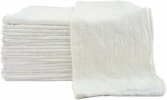 500 new great mechanics shop rags towels white 12″X14″