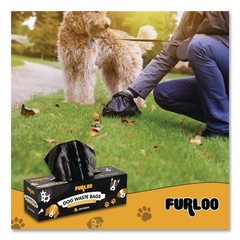Furloo FLO210 8″ x 13″ Dog Waste Station Refill Bags – Black (2000/CT) New
