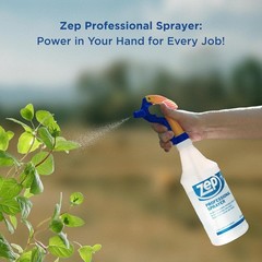 ZEP Professional Sprayer Bottle – 32 oz (Pack of 3) – 3 Spray Bottles, White