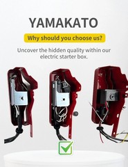 YAMAKATO Electric Start Kit for Honda Gx340 GX390 11HP 13HP Small Engines, Ke…