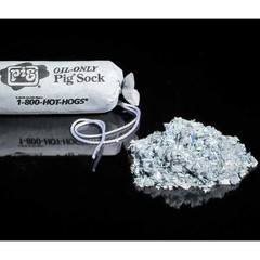 Pig Skm210 Sorbent Sock, 12 Gal, 3 In X 48 In, Oil, White, 12 Pk