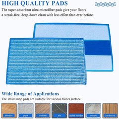Steam Mop Pads for HAAN SI-40 SI-70 SI-35 Replacement Cleaning Pads for RMF4X…