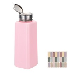 500ml/16.9oz Solvent Alcohol Dispenser for Acetone Cleanser, Pink