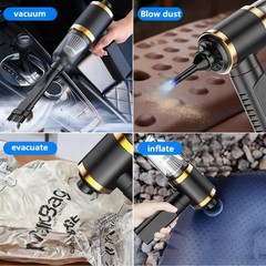 Car Vacuum Portable Cordless,Car Cleaner high Power, XG-380B, Black