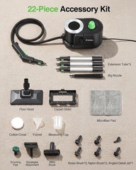Taskstar Handheld Steam Cleaner for Home Tile Dirt Grout Grease Car Detailing