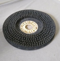 Minuteman 7843-00 17″ Brush Grey Medium / Heavy Duty Disc Brush With Aqua Stop