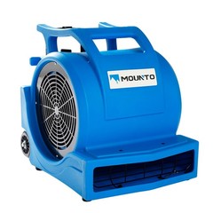 MOUNTO Air Mover 1HP Pull Handle Wheels Portable 3-Speed Floor Dryer Fan