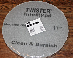 New 2 Pack Diversey Twister Intellipad 17″, Grey/Brown DD800352 Diamond Coated