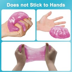 Reusable Pink Car Cleaning Gel Putty for Car Interior, Vents and Keyboards, 2-Pa