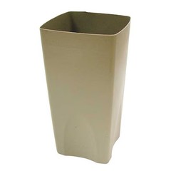 Rubbermaid Commercial Fg356300beig 19 Gal Rigid Liners, 14 In X 28 In, Beige