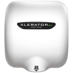 EXCEL DRYER XL-BWV-ECO-208-277V Hand Dryer,10 sec,68 to 77 dBA,WH 455A70