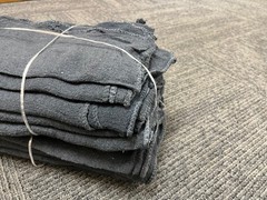 2500 Pieces New BLACK Shop Towels Rags Industrial 13″x14″