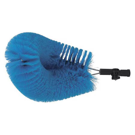 Vikan 53713 9 In W Clean In Place Brush, Soft, 4 1/2 In L Handle, 20 In L
