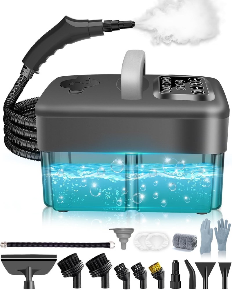 Steam Cleaner for Home – 1600ML Water Tank 15s Heat-Up Portable Steamer