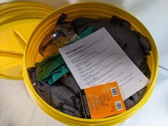 Brandy Universal Spill Kit SKA20 1 DRUM 20 Gal Bucket ALLWIK for Emergency