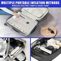 18 Pack Vacuum Storage Bags for Travel with Rechargeable Cordless Pump, Vacuum