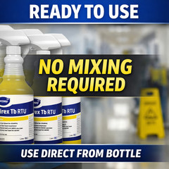 Diversey Virex Tb RTU Disinfectant 32oz 48/Case Lemon Commercial 04743