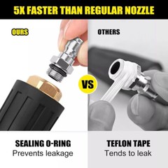1 Pcs Power Pressure Washer 4000PSI Turbo Nozzle Rotating-Rotary 4.0 GPM Nozzles