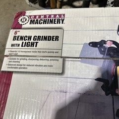 6″ 1/2 Horsepower Bench Grinder