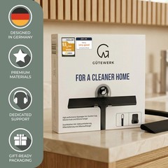 Gütewerk Gtewerk Silicone Shower Squeegee For Glass Doors Mirrors Stainless