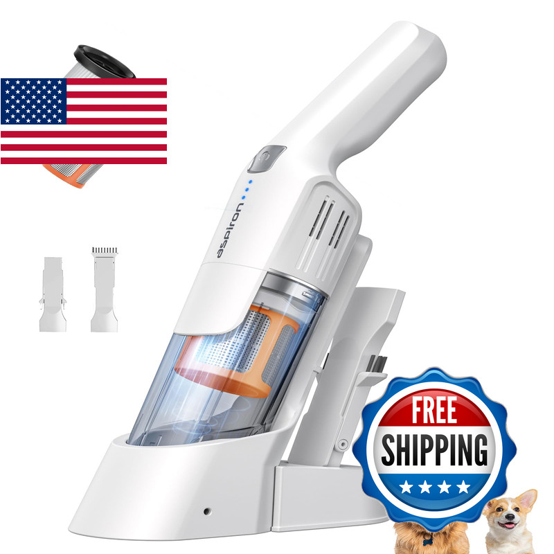 Aspiron Cordless Handheld Vacuum 24Kpa Powerful Car Vacuum 2-Speed 2 Charging