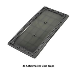 Catchmaster Black Tray Glue Boards (48 Traps) Catchmaster Professional Glue Trap