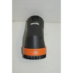 Ridgid 2-1/2 in Dusting Brush Attachment for Wet Dry Shop Vacuums Black U70