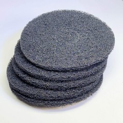 GLOBAL INDUSTRIAL (5 PACK) 13″ Stripping Pad Floor Maintenance Black 261880BK
