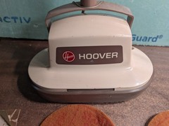 Vintage Hoover Floor Polisher Buffer Scrubber INCOMPLETE Missing Brush Works