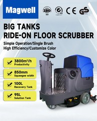 RD560 Ride on Floor Scrubber- Battery Powered