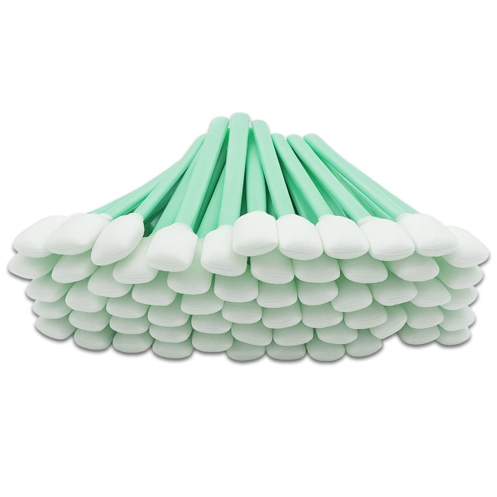 50PCS Foam Cleaning Swabs – Anti-Static Lint-Free Applicators for Green