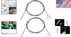 2 Pack 60 Inch Flexible Tube Cleaning Brush Stainless Steel Long Cleaner