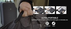 Black Voyage Reusable Vacuum Compression Travel Bag for Carry-On Suitcase and