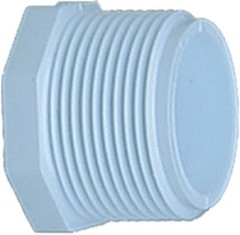 31815 1.5 in. White Male Pipe Thread Plug