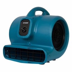 XPOWER X-600A The Best 1/3HP Industrial Air Mover Fan w/ GFCI Power Outlets
